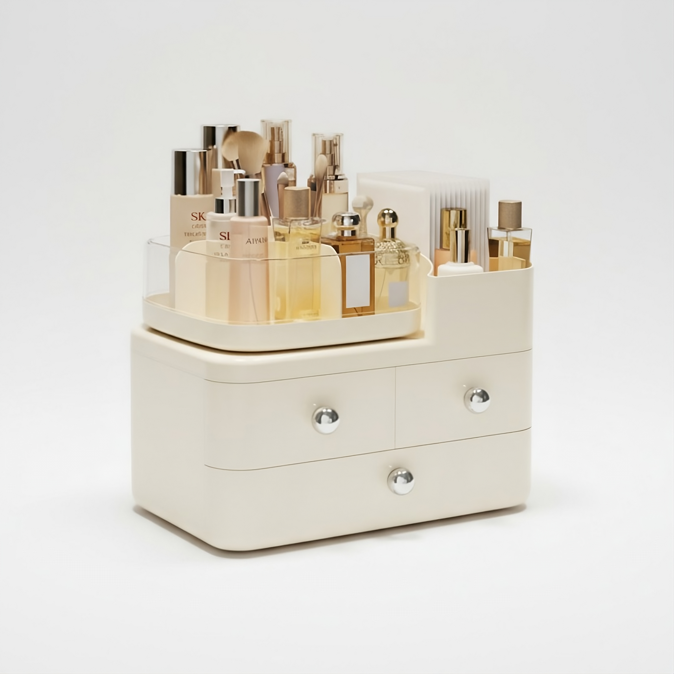 Floriabox Orbit – Rotating Vanity Organizer