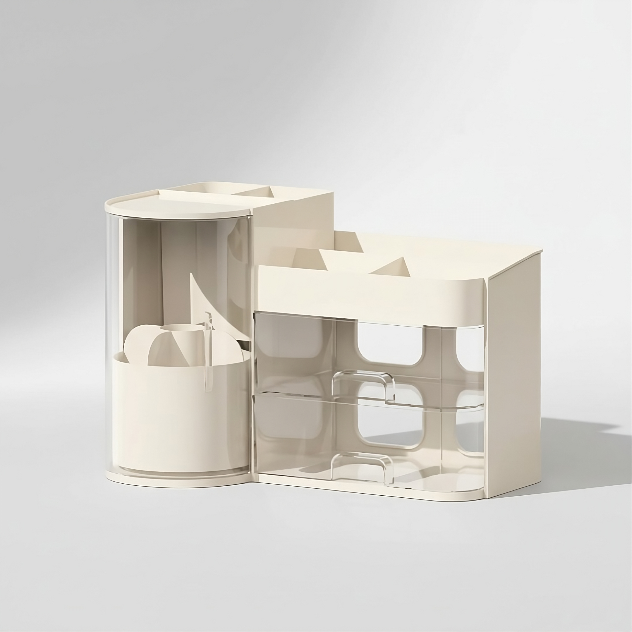 Floriabox Haven – Dust-Proof Rotating Vanity Station